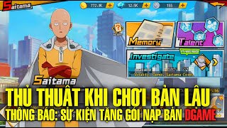 One Punch Man Lậu Bản Quốc Tế  Mẹo Roll Tướng Bản Lậu Làm Cái Event Nhỏ Tặng Gói Nạp  DGAMER TV [upl. by Eartnoed892]