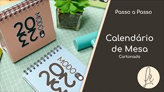 Calendário de Mesa  Base Cartonada [upl. by Aubreir832]