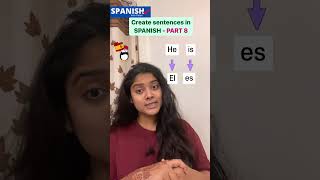 Learn Spanish in 1 Minute🕒 Easy English to Spanish Sentences🇪🇸✨ shorts youtubeshorts learning [upl. by Jasmina]