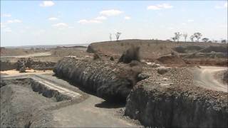 Blasting using explosives Quarry work Sequel Drill and blast [upl. by Meggie]