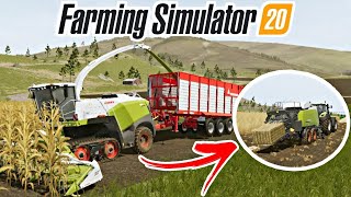 Making Bales With New Claas ComboFarming Simulator 20 Timelapse GameplayFs20 [upl. by Noiztneb]