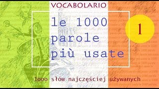 Język włoski  1000 słów najczęściej używanych 1 [upl. by Wandie605]