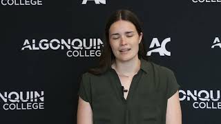 Algonquin College 2024 Valedictorian Kristina Renwick [upl. by Nahtnaoj]