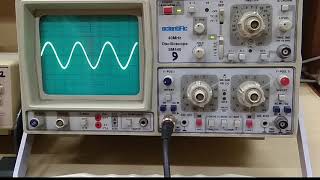 How to use Cathode Ray Oscilloscope CRO [upl. by Retsevlis577]