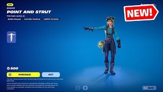 Fortnite NEW Point and Strut Emote Icon Series in Fortnite Item Shop 2nd June 2024 [upl. by Cavanagh449]