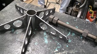 HOMEMADE ROLLING MECHANIC STOOL part 1 [upl. by Anuska405]