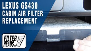 How to Replace Cabin Air Filter 2001 Lexus GS430 [upl. by Ecaroh298]