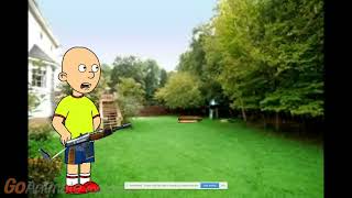 Caillou steals his dads Burst Assault Rifle And Gets Grounded [upl. by Ardisj]