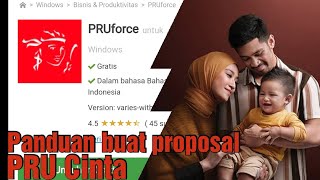 Panduan Cara Membuat Proposal PRU CINTA [upl. by Nnylrats]