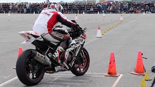 MOTO GYMKHANA  ZX10R YZFR6 WR450F DRZ400SM [upl. by Charlean]