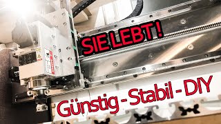 Die wohl stabilste DIY CNC Fräse erwacht zum Leben  Details Bauteile und Anschlüsse erklärt [upl. by Darline]