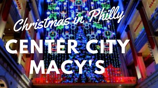 Christmas in Philadelphia Center City Macys Dickens Christmas Village [upl. by Ludmilla]