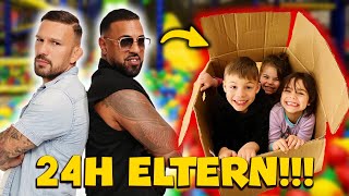 Waren wir gute Eltern 😅  24H Eltern von 3 Kindern 🤯 [upl. by Sokairyk]