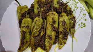 हरी मिर्च फ्राई जो बनाये आपके हर खाने को टेस्टी और चटपटा Stuffed Chili Recipe [upl. by Niroc]