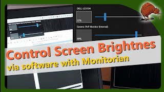 Monitorian – Control screen brightness via software [upl. by Silin369]