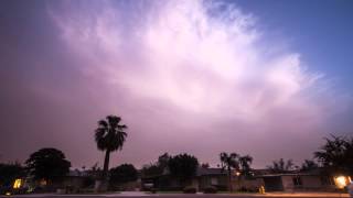 Haboob Timelapse  Phoenix Arizona 09062014 [upl. by Nyltiak400]