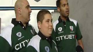 Danyl Johnson meets Stavros Flatley at London Irish [upl. by Edyaj]