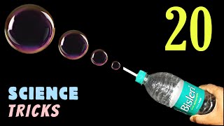 20 AMAZING SCIENCE EXPERIMENTS Compilation At Home [upl. by Rubel]