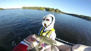 Oct 82023 Crappie fishing lake Oconee [upl. by Simetra]