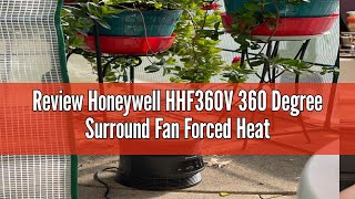 Review Honeywell HHF360V 360 Degree Surround Fan Forced Heater with Surround Heat Output Charcoal Gr [upl. by Frost]