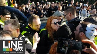 Manif dominicale Gilets jaunes difficile pour Ingrid Levavasseur  Paris  France 17 février 2019 [upl. by Acitel39]