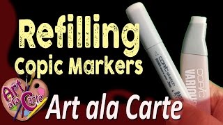 How to Refill a Copic Marker and how to Fix Overfilling [upl. by Clymer]