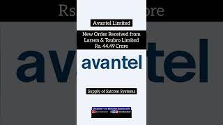 Avantel Limited  Avantel  Larsen n torbro  New Order  Communication StockStock in newsDefence [upl. by Trepur]