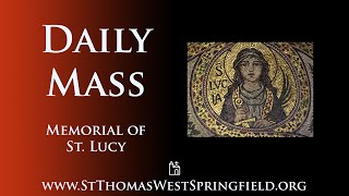 Daily Mass Friday December 13 2024 [upl. by Atinej750]