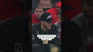 Lonzo on the bench for Bulls vs Clippers 👋 [upl. by Middle]