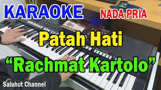 PATAH HATI ll KARAOKE NOSTALGIA COUNTRY ll RACHMAT KARTOLO ll NADA PRIA ESDO [upl. by Sapienza]