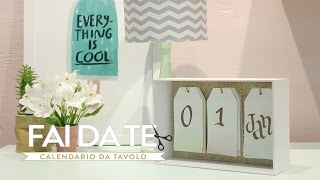 Come creare un calendario da tavolo Fai da te  Westwing [upl. by Ytisahcal]