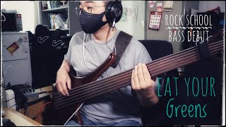 37 Rock School Bass Debut  Eat Your Greens  with Marleaux Diva Fretless [upl. by Tyrrell546]