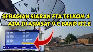 Banyak FTA nya  Tracking asiasat 9 c band di parabola jaring terbaru [upl. by Simpkins229]