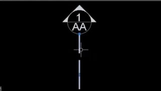 AUTOCAD SECTION LINE SYMBOL WITH COMMANDS [upl. by Aihtnis531]