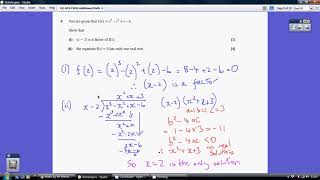 16 OCR FSMQ Additional Maths  6 June 2016 Q4 [upl. by Ellerahc]