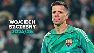 Wojciech Szczęsny 202425  Welcome to Barcelona  Best Saves amp Reflexes  HD [upl. by Ordnasela]