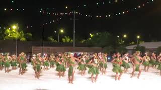 Dança do Festival Heiva em Bora Bora Polinésia Francesa [upl. by Akeimahs]