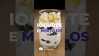 OVERNIGHT OATS de Iogurte e Mirtilos receita overnight [upl. by Tepper415]