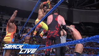 Team Hell No amp The New Day vs The Bludgeon Brothers amp SAnitY SmackDown LIVE July 10 2018 [upl. by Aniham]