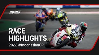 Moto2™ Race Highlights  2022 IndonesianGP [upl. by Alyaj]