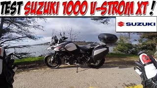 Moto Vlog 134  TEST SUZUKI VSTROM 1000 XT  Une douceur a piloter [upl. by Enitsyrk764]