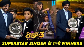 All Season Winner of Superstar Singer Season 1 To Season 3  Superstar Singer 3 Today Episode [upl. by Dorcas497]