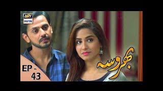 Bharosa Ep 43  7th July 2017  ARY Digital Drama [upl. by Mcquillin]