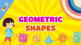 Learning Geometric Shapes 🟢 🟦 simple amp easy 👶 Preschool [upl. by Oirevas]