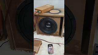 1200W 12quot subwoofers Kara Audi diy box music [upl. by Auqcinahs659]