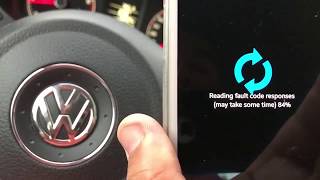 VW Jetta  quotFault Codequot Checking using OBD tester [upl. by Suiddaht]