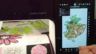 PFAFF creative icon 2 How to Load an Embroidery Design [upl. by Ikkiv]