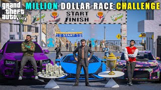 GTA 5  MILLION DOLLAR RACE TOURNAMENT  BB GAMING [upl. by Arlen]