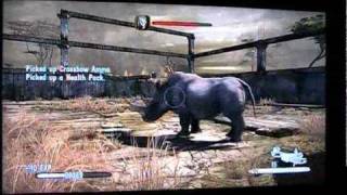 Cabelas Dangerous Hunts 2011 COMPLETE Collectibles Guide Level 7 Rhino Hunt [upl. by Eiramave]