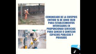 EMPRESAS EN DESINFECCION LINEAMIENTOS [upl. by Eimerej]